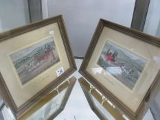 Two framed and glazed Cash's prints - The Tandem and The Four-in-Hand