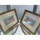 Two framed and glazed Cash's prints - The Tandem and The Four-in-Hand