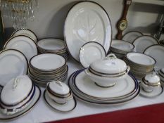 A large vintage dinner service by G & Co. Worcester, Approx.