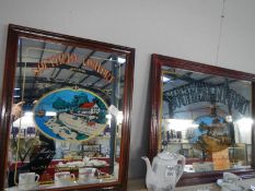 2 vintage Southern Comfort advertising mirrors