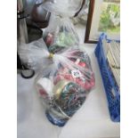 2 bags of costume jewellery