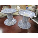 A pair of Burgess and Leigh Burgess Chintz design candleholders