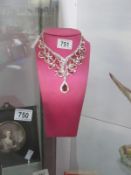 A fancy costume jewellery necklace