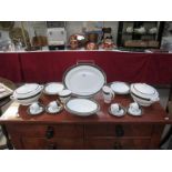 A part dinner set of Wedgwood Aegean pattern tea and dinner ware