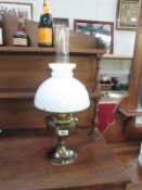 An oil lamp