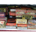 A fabulous lot of vintage soap, over 70 packets, including Fairy, C.W.S. Carbolic, Sunlight etc.