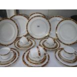 A Royal Crown Derby 'Cloisonne' dinner set (30 pieces)