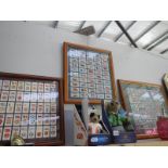 3 framed sets of Players cigarette cards of world flags