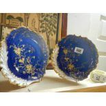 A pair of Limoges plates by M.