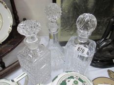 3 decanters