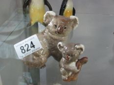 A Beswick koala and baby koala ****Condition report**** In good condition with no