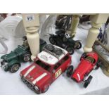 4 display models of cars