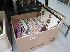 A quantity of LP records