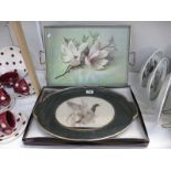 A vintage Marlborough tray and a boxed (unopened) Lady Clare Crown tray