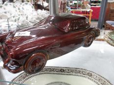 A large Dartmouth Pottery model of an Austin Healey 3000 car