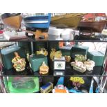 A quantity of 8 boxed Harmony Kingdom figurines,