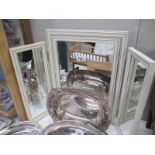 A vintage dressing table mirror