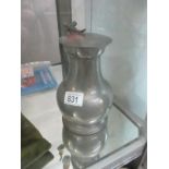 A French Etain D'artre silver plate carafe