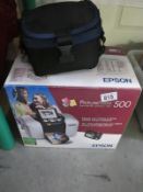A boxed Epson PictureMate 500 etc