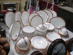 Approximately 44 pieces of Royal Doulton Sandon pottery