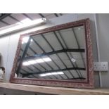 A large rectangular mirror
