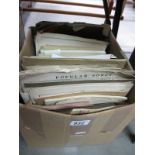 A box of music books etc