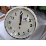 A vintage Metmec electric clock