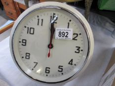 A vintage Metmec electric clock