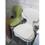 8 retro style chairs