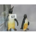 Two Beswick penguins