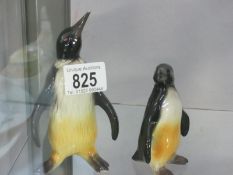 Two Beswick penguins