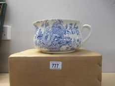 A Florentine chamber pot in original delivery box from Grattans catalogue dated November 1977