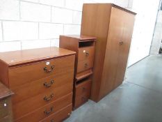 A 2 door drawer wardrobe,