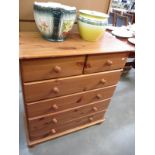 A chest of drawers