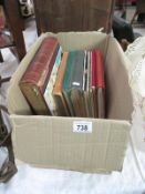 11 old stamp albums complete with stamps