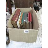 11 old stamp albums complete with stamps