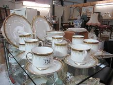 A Paragon Athena gilded tea set etc (approximately 30 pieces)