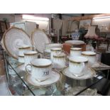 A Paragon Athena gilded tea set etc (approximately 30 pieces)