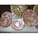 5 Crown Derby plates