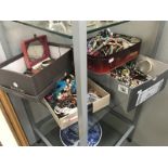 4 trays of jewellery