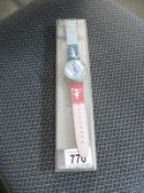 A rare Swatch collectors gents watch Rabbits