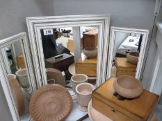 A triptych dressing table mirror