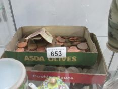 A quantity of coins and notes