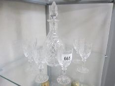 A good decanter and set of 6 glasses