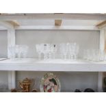 4 sets of 6 Edinburgh crystal wine glasses and whiskey tumblers