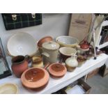 A large quantity of stoneware/kitchenware,