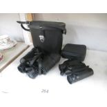2 sets of binoculars and cases (Paragon and Pathescope)