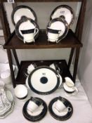 A 21 piece Royal Doulton 'Carlyle' tea set.