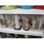 A large quantity of figurines