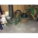 A large quantity of gardening items